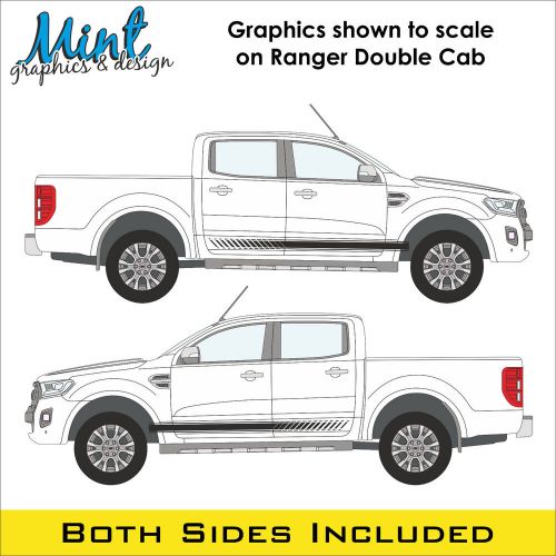 To fit ford ranger truck 4x4 side stripes offroad decals stickers graphics 002