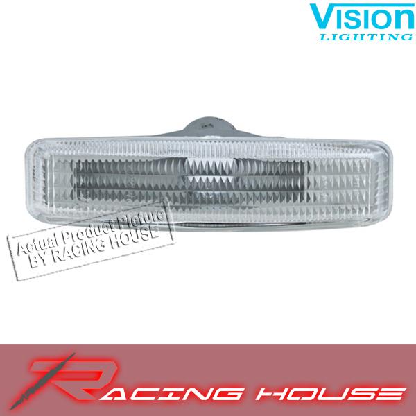 Side marker light front clear unit new 1997-2003 bmw e39 5-series lh=rh