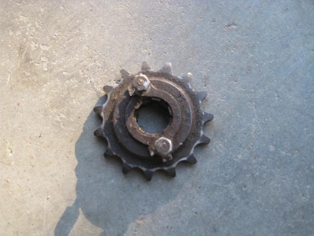 1986 honda vf500f intercepter - front sprocket