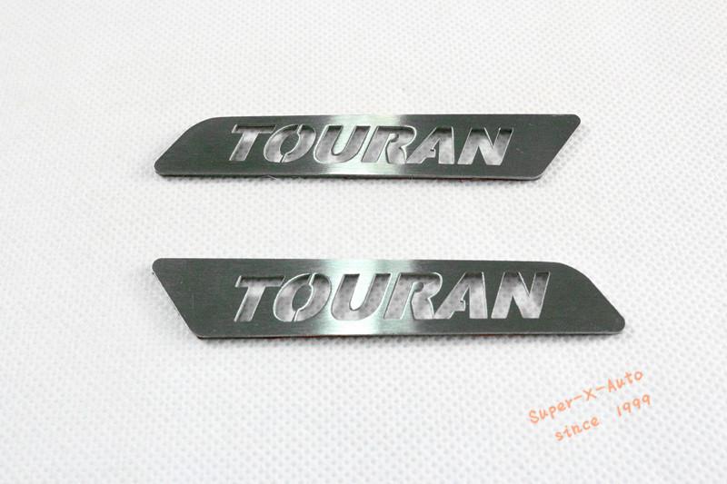 2pcs stainless steel seat lift wrench insert trim fit for vw volkswagen touran