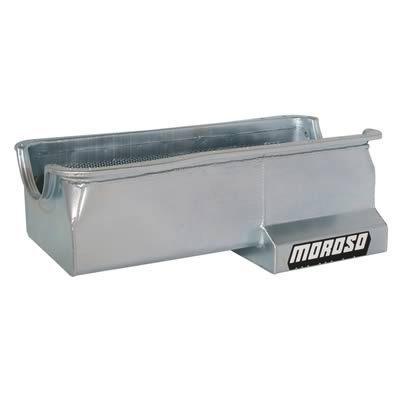 Moroso 20614 oil pan steel clear zinc 7 qt. ford 429/460 each