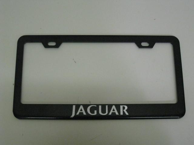 Jaguar xj6 xk xj xf s/x type black metal license plate frame