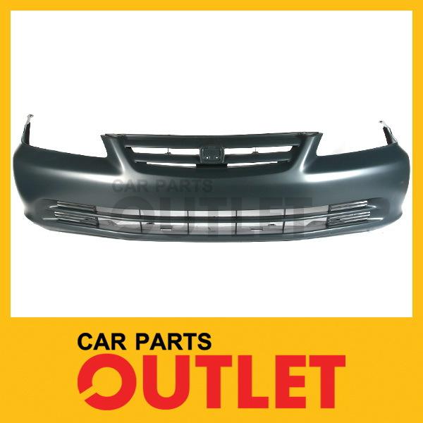 01 02 honda accord 4dr sedan primed bumper cover assembly dx lx ex v6 new