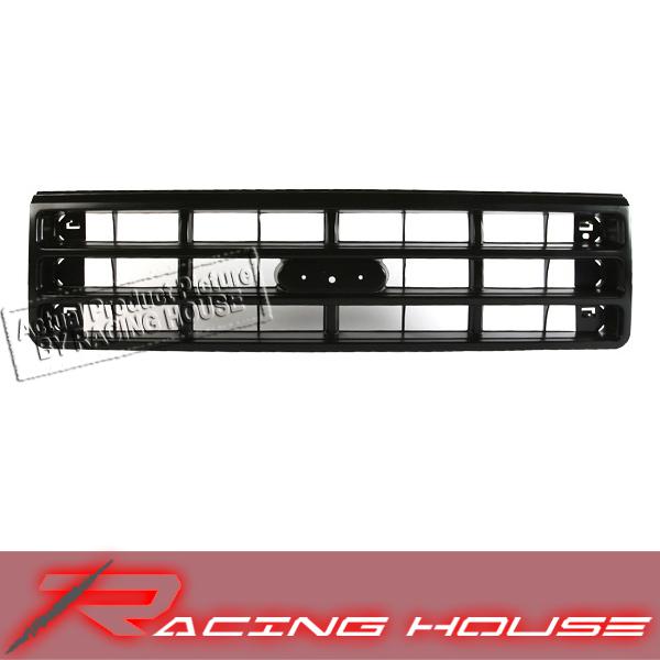 87-88 ford f150 f250 f350 bronco cross bar style front grille grill replacement