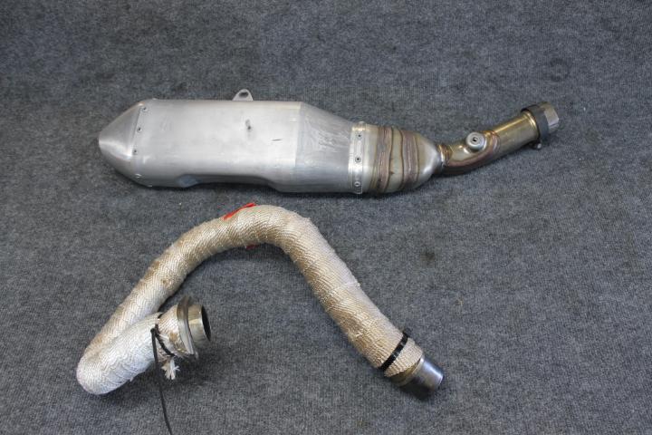 2011 crf 450 crf450 oem stock exhaust head pipe header muffler 11 12