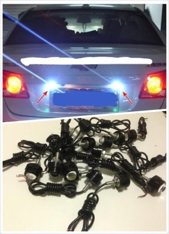 2x10w white led high power eagle eye rear back up reverse tail light lamp