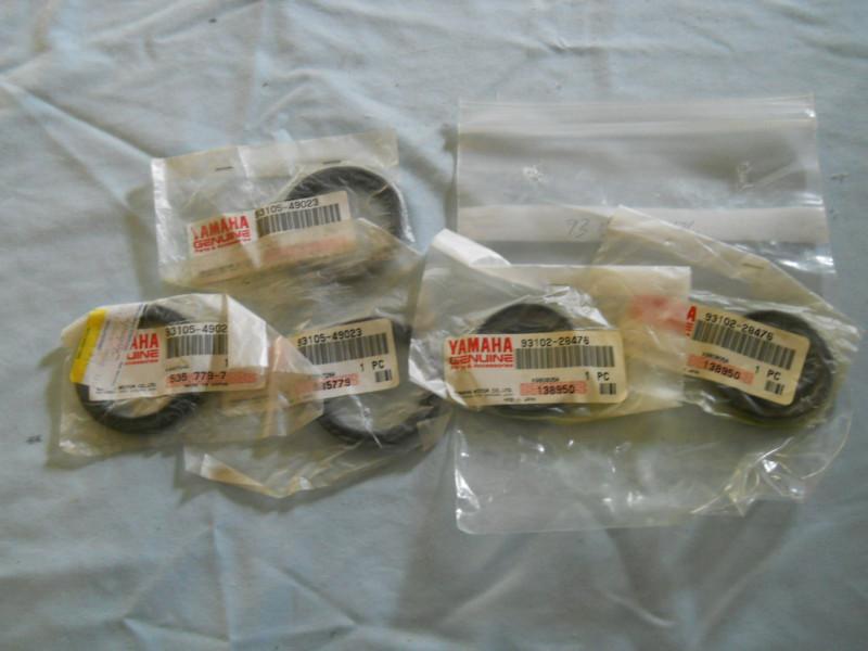 Nos yamaha yfm200 yfs200 yfm225 yfm350 oil seal lot 93102-28476 93105-49023