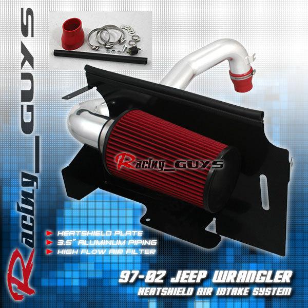 97 98 99-02 jeep wrangler 2.5l air intake heatshield se