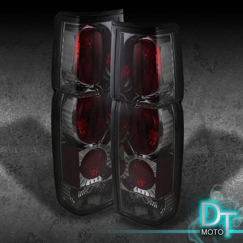 Smoked 86-97 nissan hardbody pickup altezza tail brake lights lamps left+right