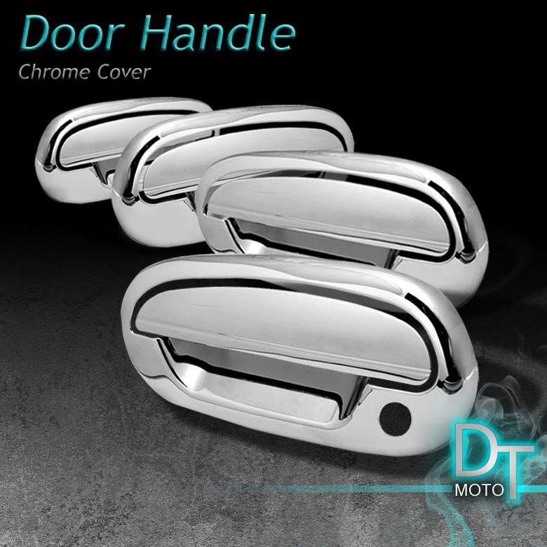 97-02 ford expedition/navigator 01-03 f150 4dr chrome door handle covers set