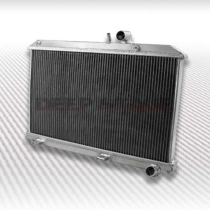 Aluminum racing dual core 2-row cooling radiator 04-08 mazda rx-8 rx8 se3p jmzse