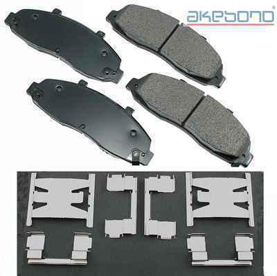 Akebono act679 brake pad or shoe, front-proact ultra premium ceramic pads