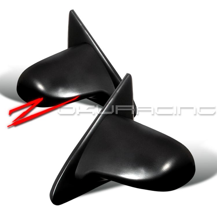 92-95 honda civic jdm black abs type spn side mirrors