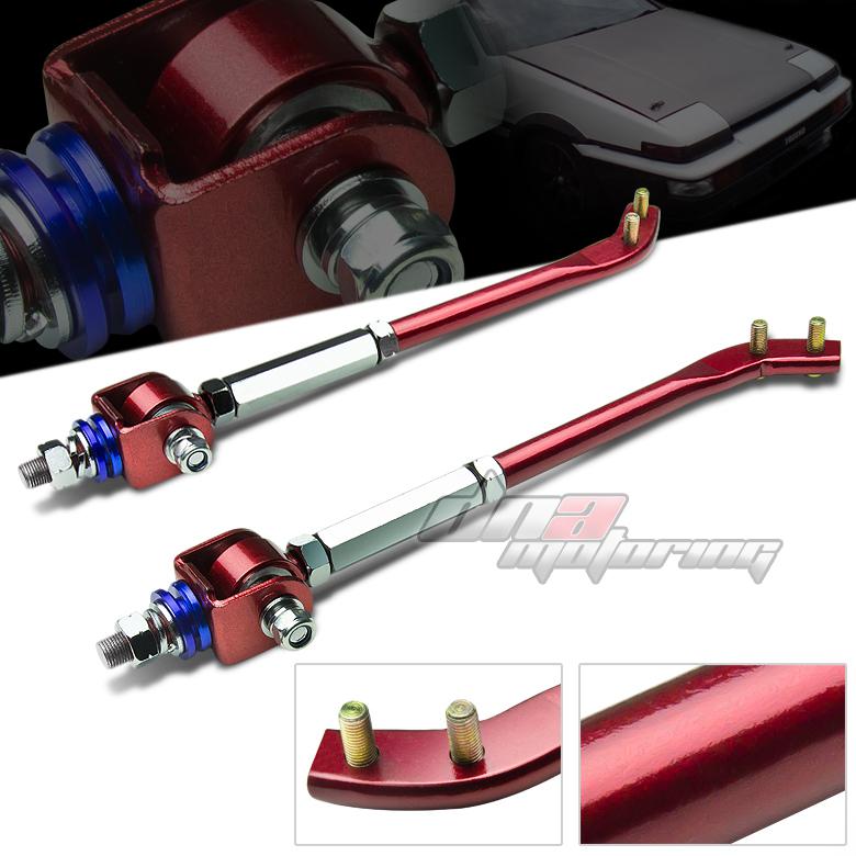 84-87 corolla ae86 gts sr5 red adjustable front pillow tension/suspension rod