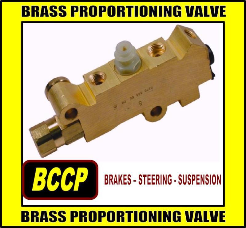 Universal gm disc/disc brass proportioning valve