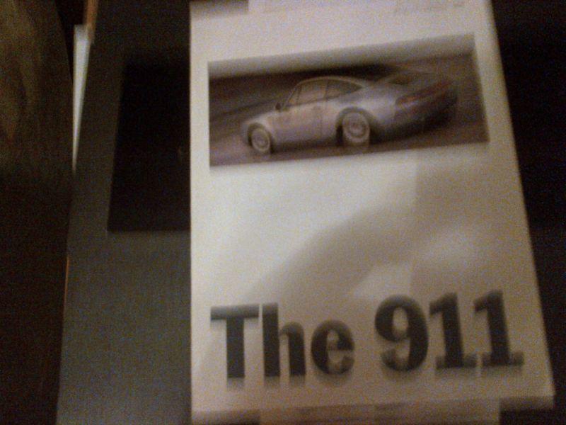 1996 porsche 911    brochure        -