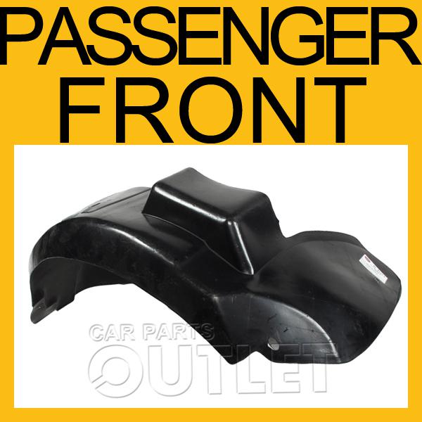 03-07 cadillac cts sport ctsv passenger side front fender liner splash shield rh