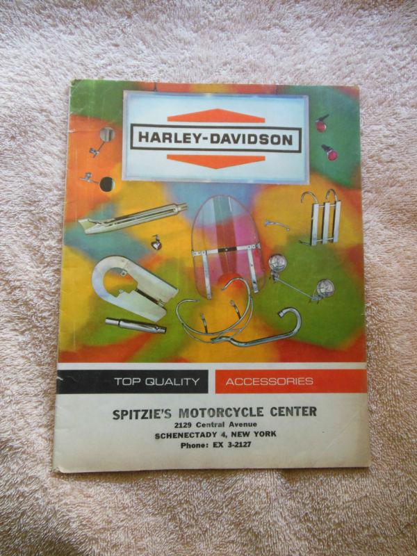 1965 harley davidson accessory catalog brochure panhead electra-glide sportster 