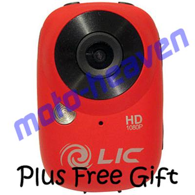 New liquid image ego 727 wi-fi enabled & full hd 1080p & 12.0 mp camera red