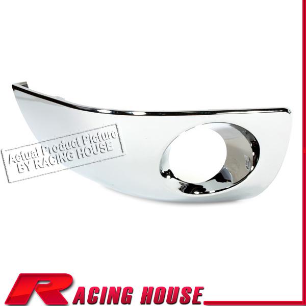 Front bumper end impact pad chrome molding strip right 99-01 ford explorer rh