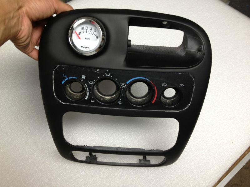 2000 2005 dodge neon srt4 custom gauge pod 52mm single pod radio dash trim oem