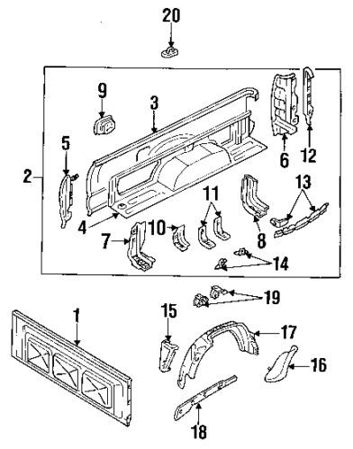 Toyota 6261389106c0 genuine oem factory original wheelhouse cover