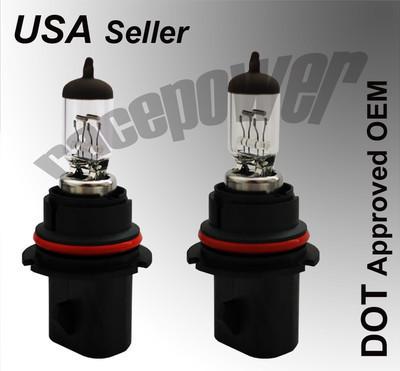 Dot 9007-hb5 oem 65/55w xenon halogen headlight 4300k amber white light bulb