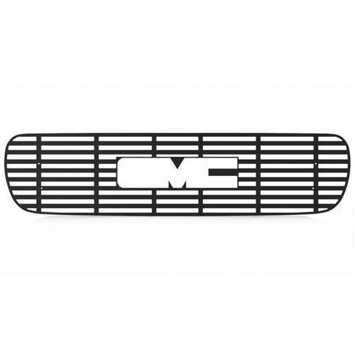 Gmc sierra ld 00-02 horizontal billet black powdercoat truck grill add-on