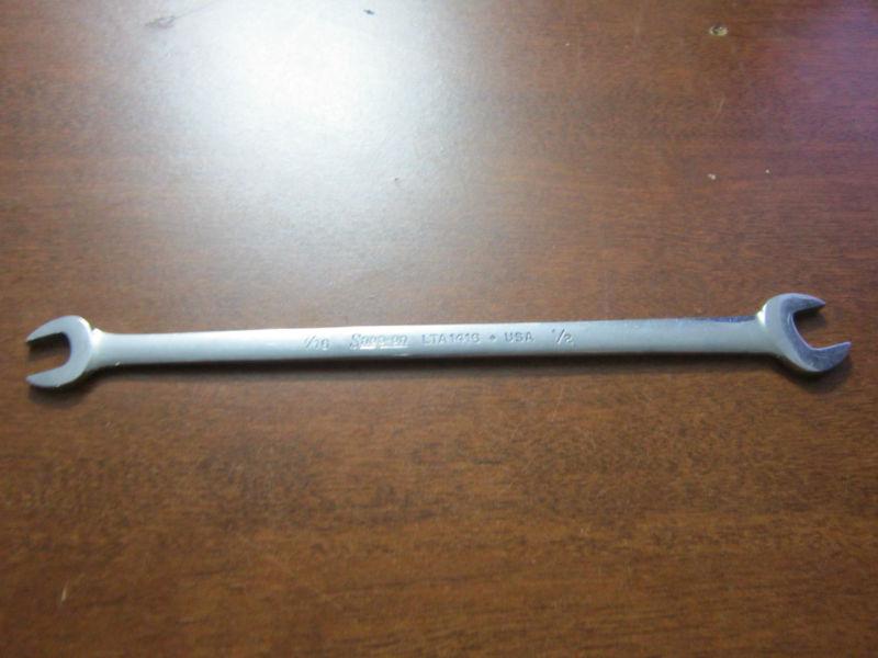 Snap on wrench, open end, low torque slimline, 15° offsets, 1/2"-7/16" 