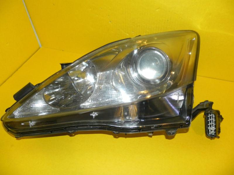 06 07 08 09 lexus is250 is 250 left halogen headlight oem 2006 2007 2008 2009