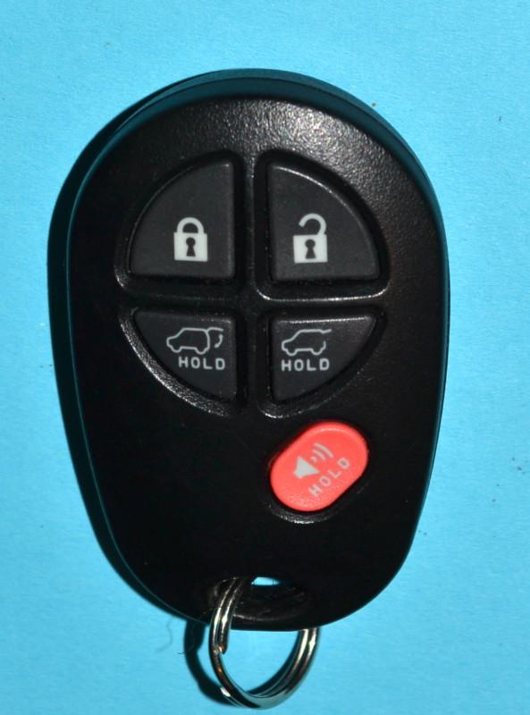 Toyota highlander  keyless remote fob fcc id: gq43vt20t  4 button  hatch  hold