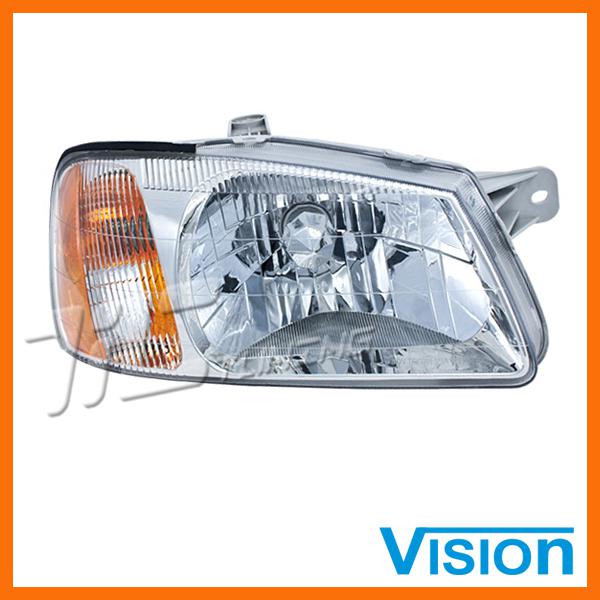 Passenger right side head light lamp assembly fit 00-02 hyundai accent gl gs l