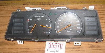 Camry 90 91 instrument cluster 1990 1991 gauges oem original oe