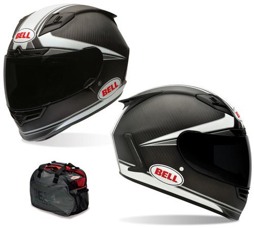 Bell helmet star race day matte black carbon large motorcycle full face new 2013