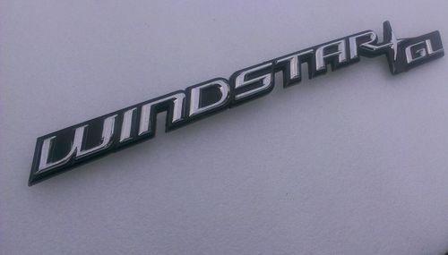 Ready to install ford windstar gl emblem nameplate