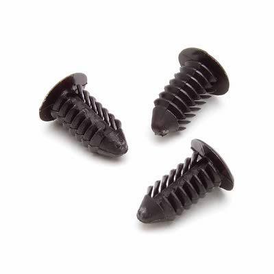 Autometer 3282 gauge pod/ pillar fasteners plastic black set of 100