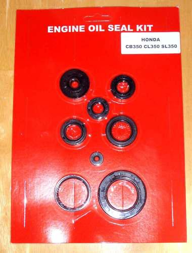 Honda cb350 cl350 sl350 motorcycle engine oil seal kit! 1969 1970 1971 1972 1973