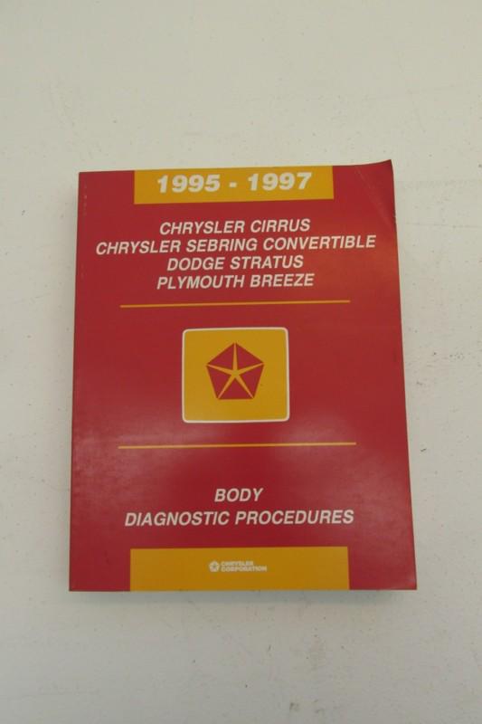 1995-1997 dodge stratus cirrus sebring body diagnostic factory service manual