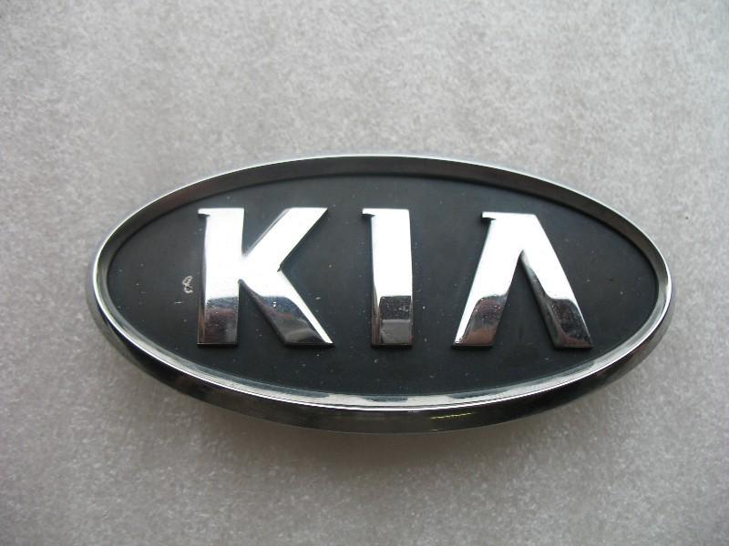 2002 kia spectra front grille grill chrome emblem decal logo badge oem 01 02 03 