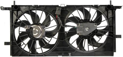 Dual fan assy 2006-05 chevrolet uplander 3.5l w/o rear ac platinum# 2111382