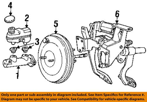 Ford oem 3f1z-2140-aa brake master cylinder