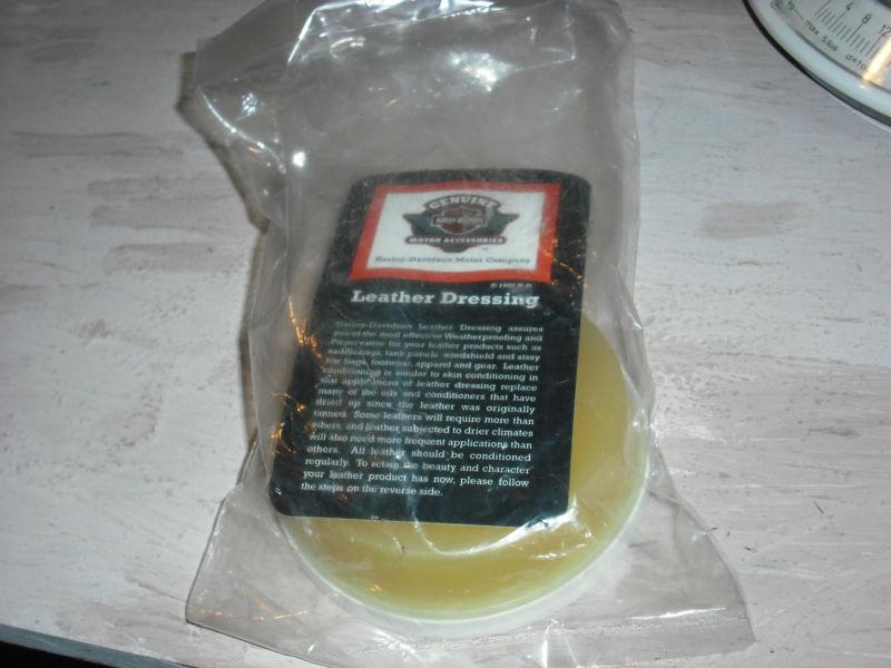 New genuine harley davidson motor accesories leather dressing 2.5 ounces 