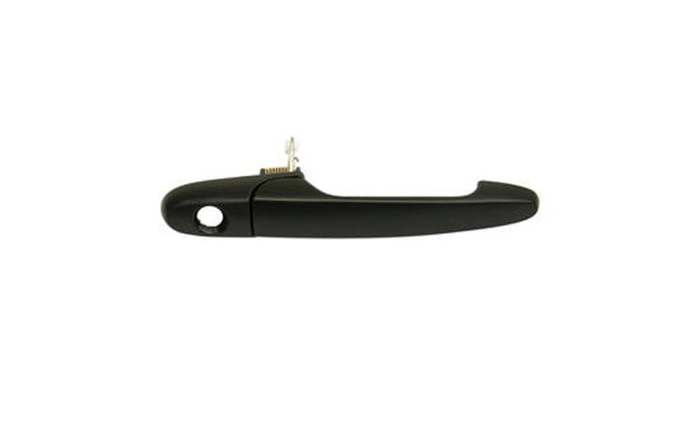 Depo right outside frt smooth black door handle w/ key hole chevy pontiac