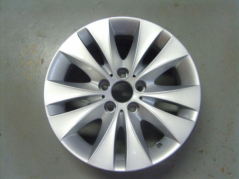 2004-2010 bmw 5 series wheel, 17x7.5, 10 spoke full painted silver 