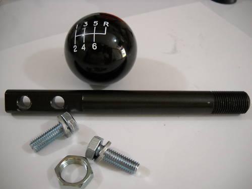 6.5" short shifter stick kit w/ black hurst shift knob 1993-2002 camaro z28 t56