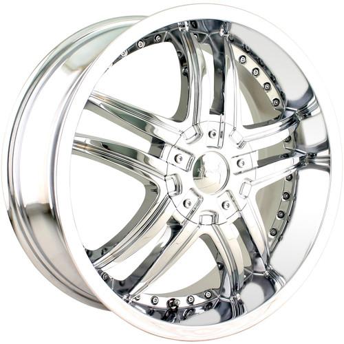 20x8.5 chrome mazzi smoke wheels 5x115 5x120 +20 bmw 6 series 645 5 series 535