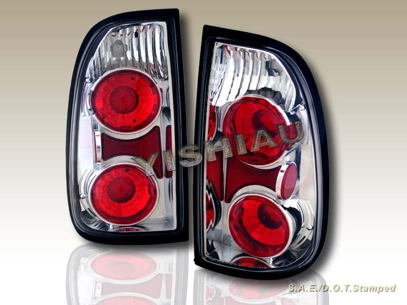 00-04 toyota tundra standard & access cab tail lights clear