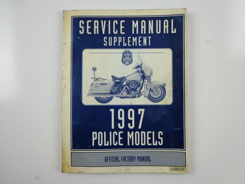 Harley davidson 1997 police models service manual supplement 99483-97sp