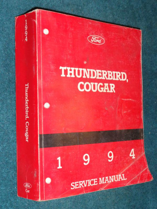 1994 ford thunderbird / mercury cougar shop manual / service book