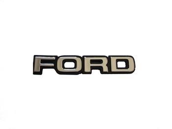 1979-86 mustang ford block letter emblem hatch/trunk